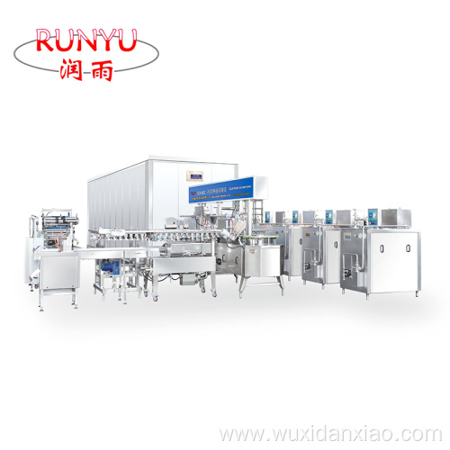 high productivity ice cream extrusion machine frozen tunnel